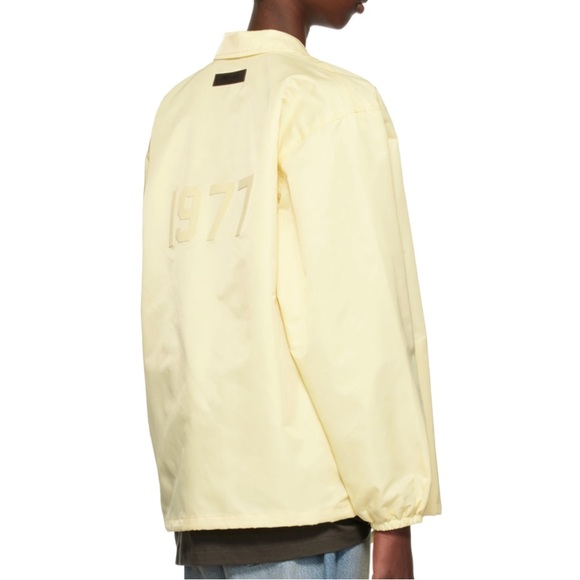 Jackets & Blazers - NWT fear of god ESSENTIALS canary jacket unisex s oversize fit